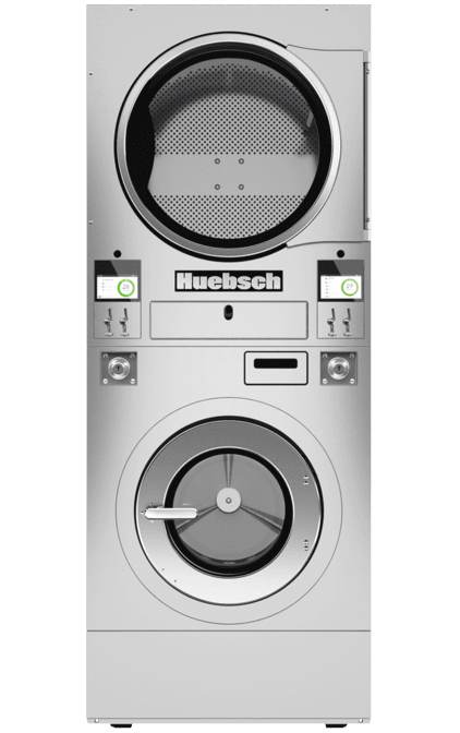 Stacked Washer-Extractor Tumble Dryers